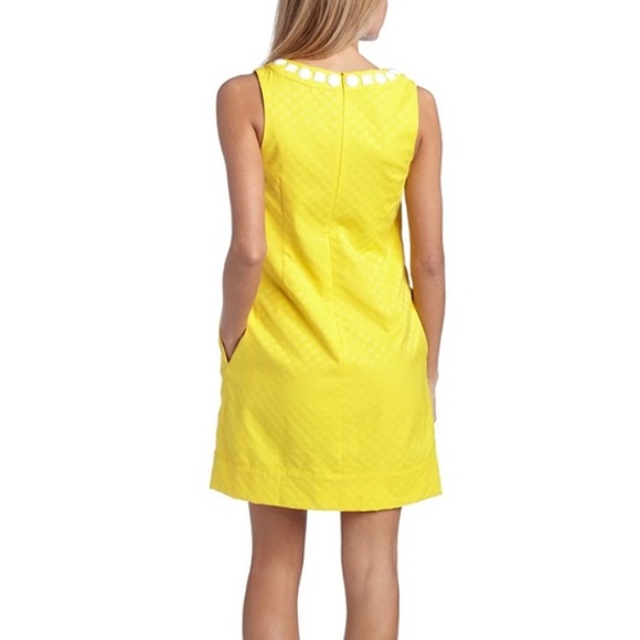 Maggy London Yellow Sheath Dress - Picture 2 of 8